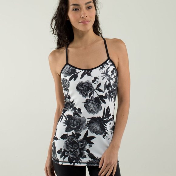 Lululemon Power Y Brisk Bloom Tank Top Size 6